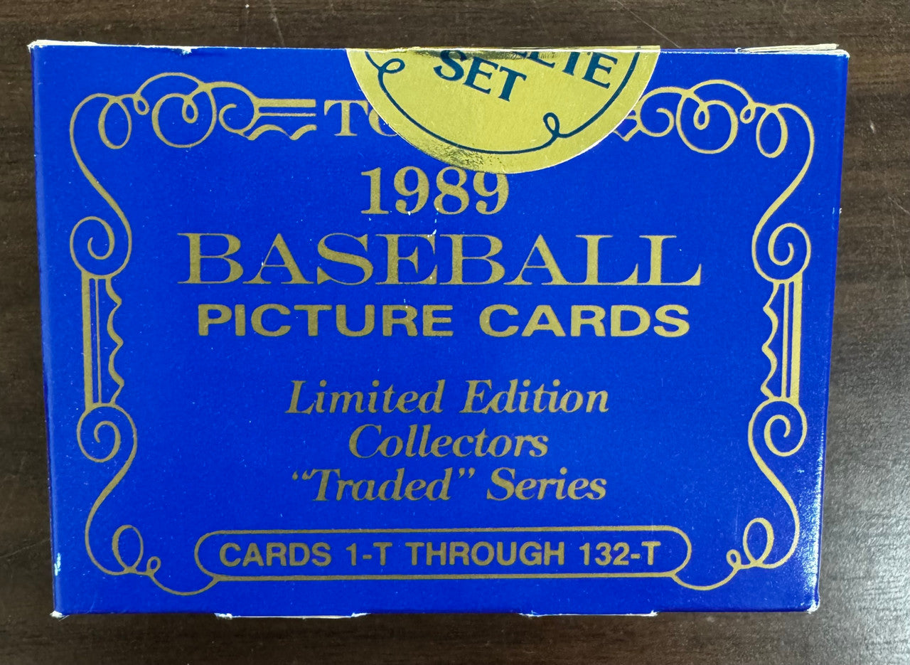 1989 Topps Tiffany Baseball Traded Series Set Factory Sealed