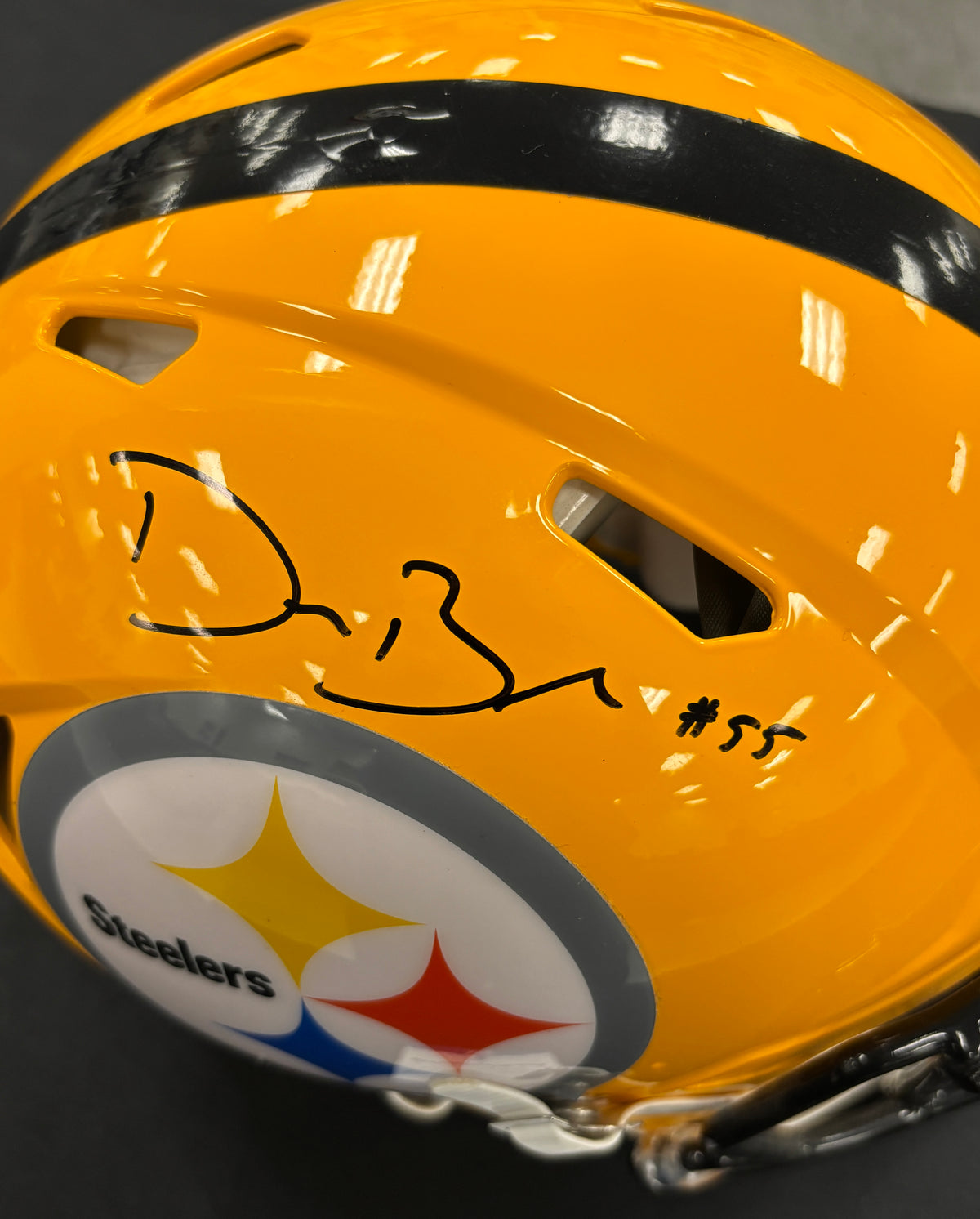 Bud Dupree Signed Autographed Replica Helmet BGS Cert