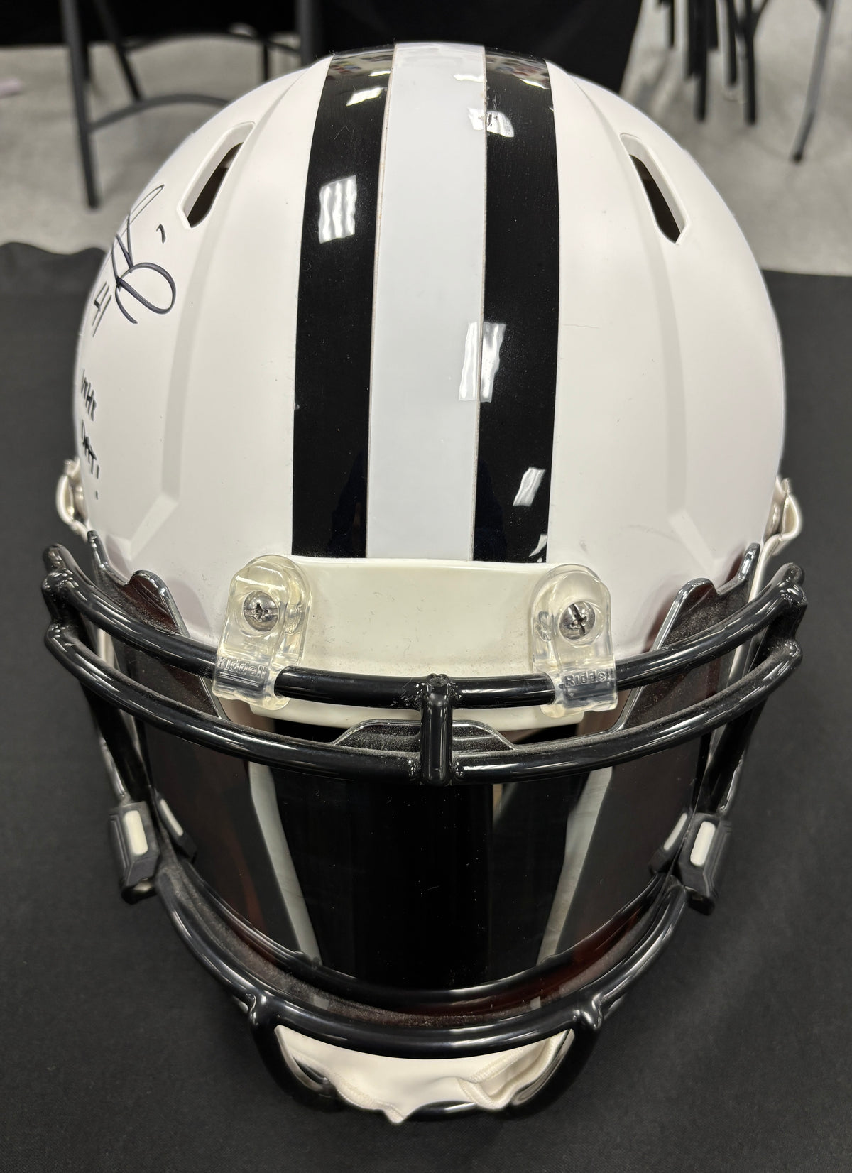 Alvin Kamara Signed Autographed Inscribed Authentic Helmet Fanatics Cert