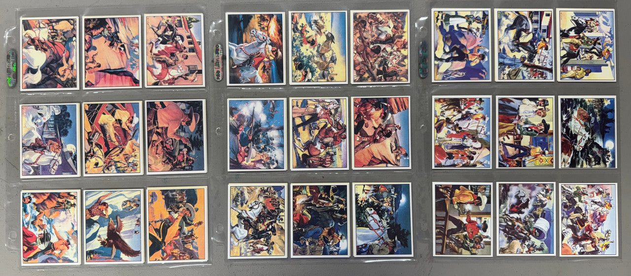 1984 WTW Lone Ranger 1940 Reprint Complete Card Set NM