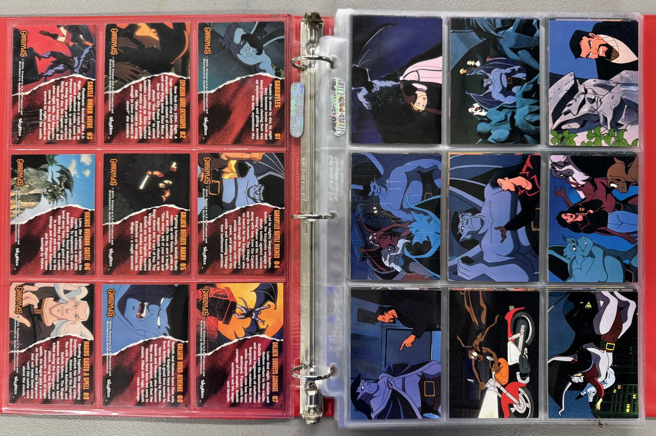 1995 SkyBox Gargoyles Series 1-2 Complete Card Sets W/ Inserts