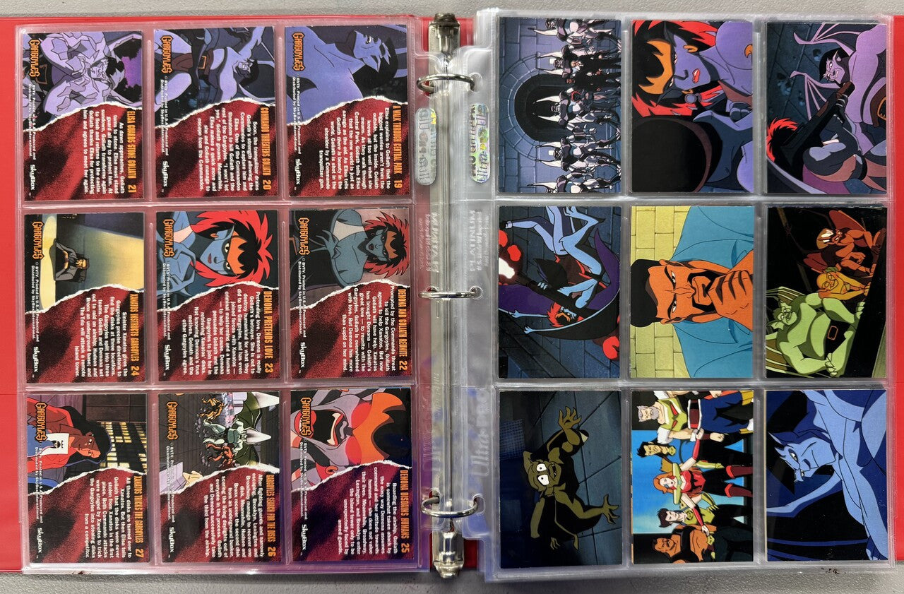 1995 SkyBox Gargoyles Series 1-2 Complete Card Sets W/ Inserts