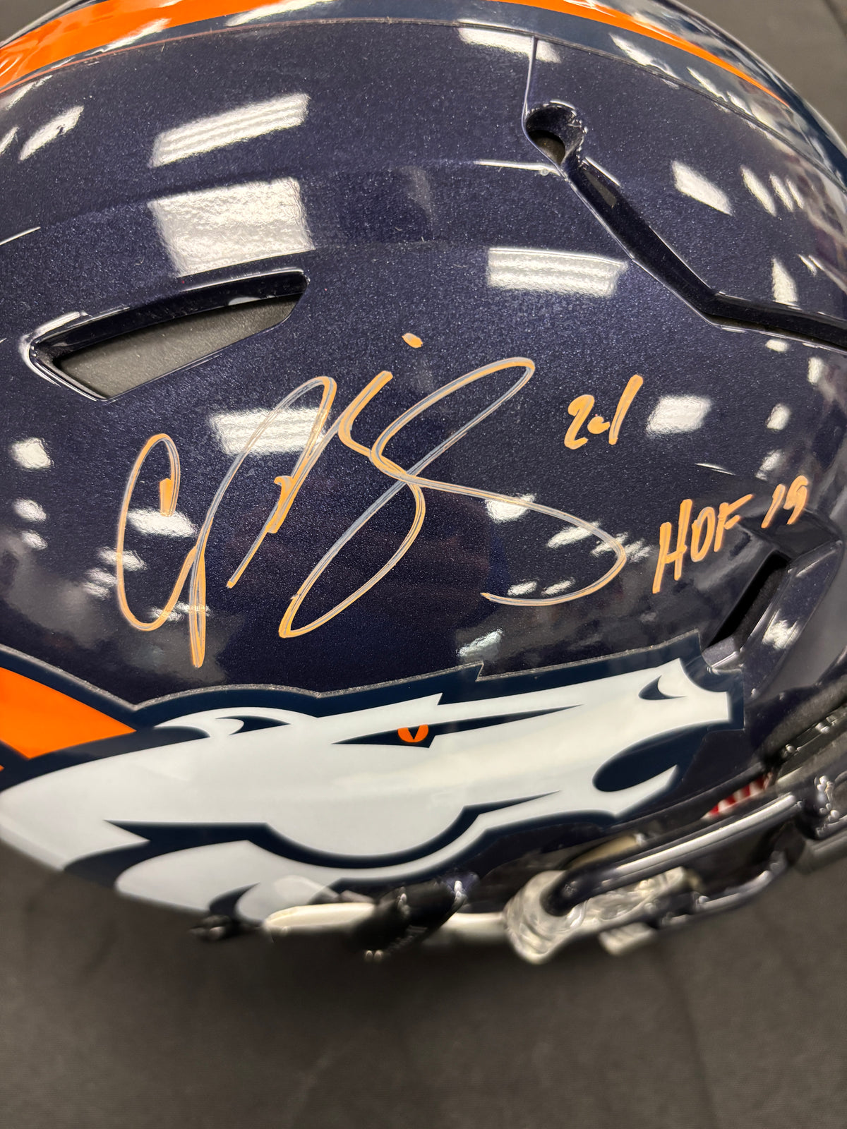 Champ Bailey Signed Autographed Inscribed HOF Authentic Helmet BGS Cert