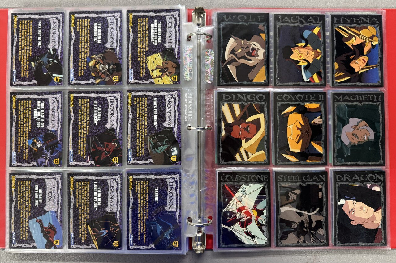 1995 SkyBox Gargoyles Series 1-2 Complete Card Sets W/ Inserts