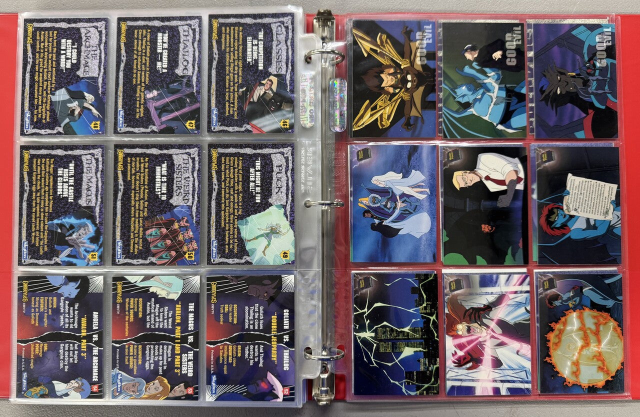 1995 SkyBox Gargoyles Series 1-2 Complete Card Sets W/ Inserts