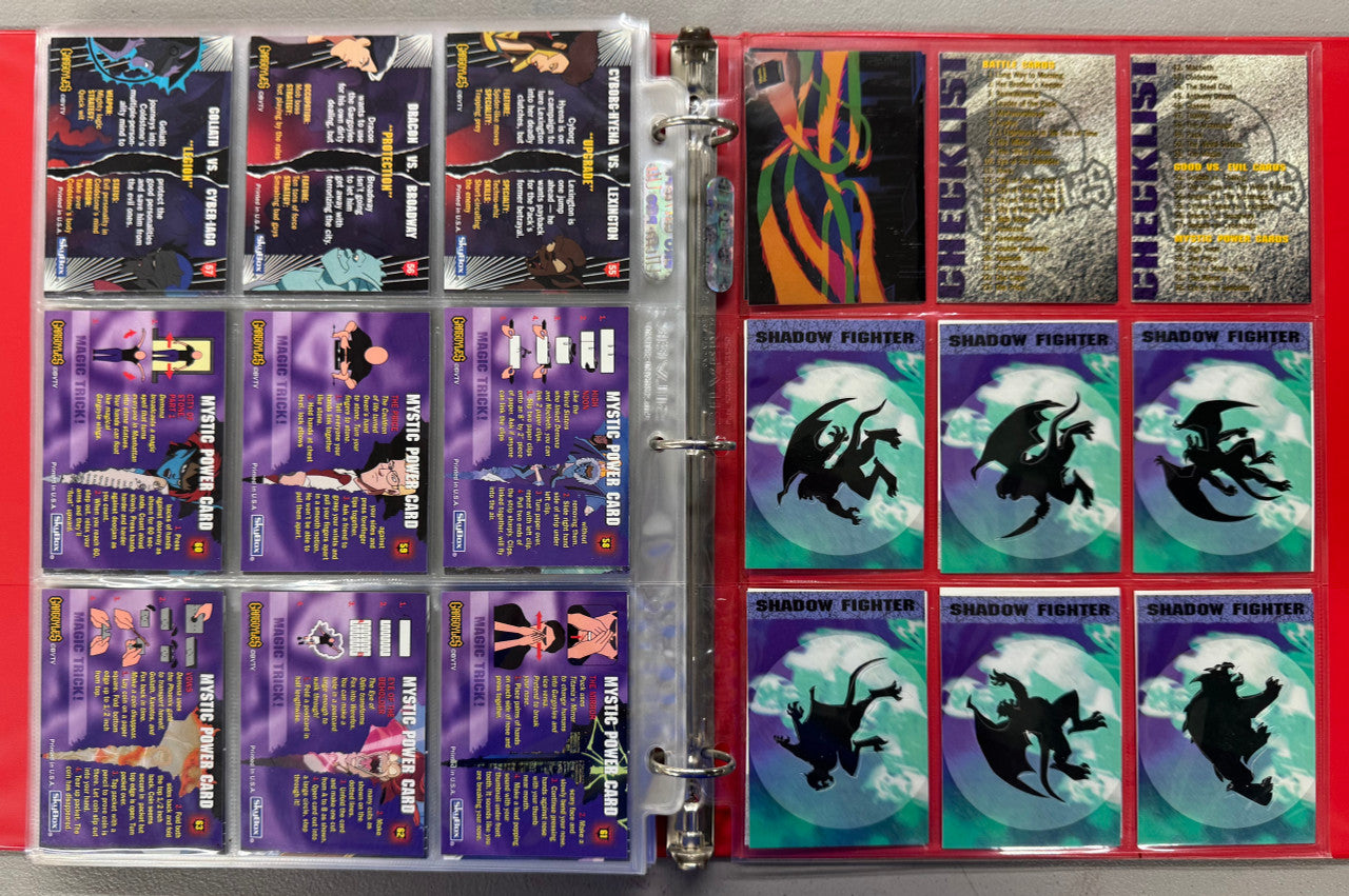 1995 SkyBox Gargoyles Series 1-2 Complete Card Sets W/ Inserts