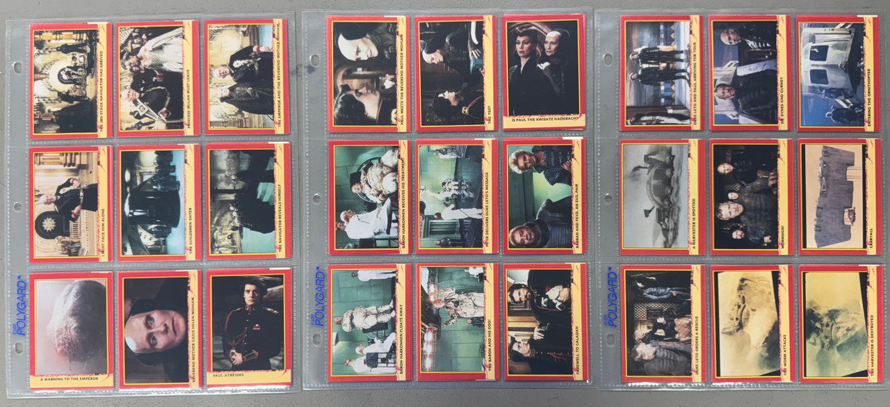 1984 Fleer Dune Complete Card Set W/ Packs and Wrappers