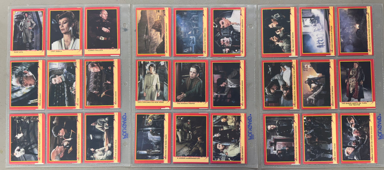 1984 Fleer Dune Complete Card Set W/ Packs and Wrappers