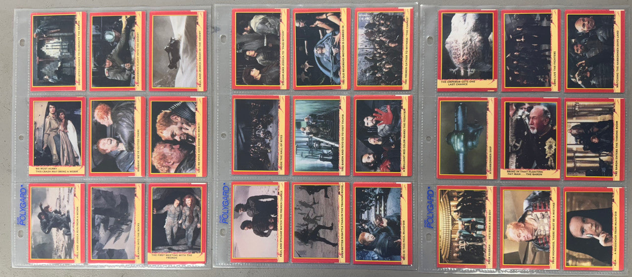 1984 Fleer Dune Complete Card Set W/ Packs and Wrappers