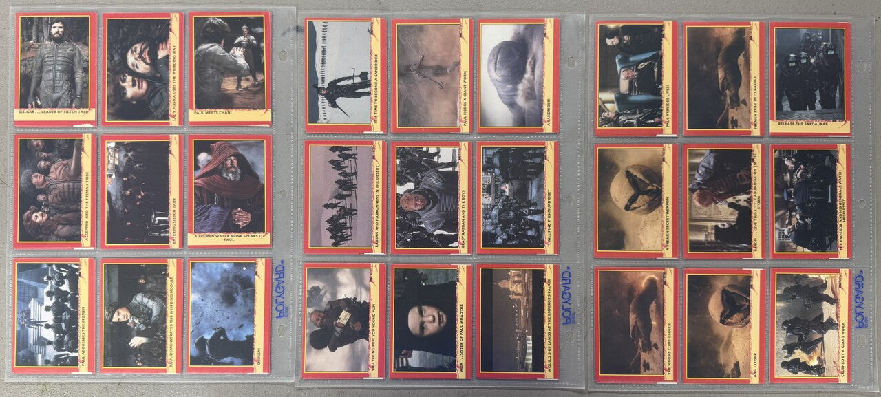 1984 Fleer Dune Complete Card Set W/ Packs and Wrappers