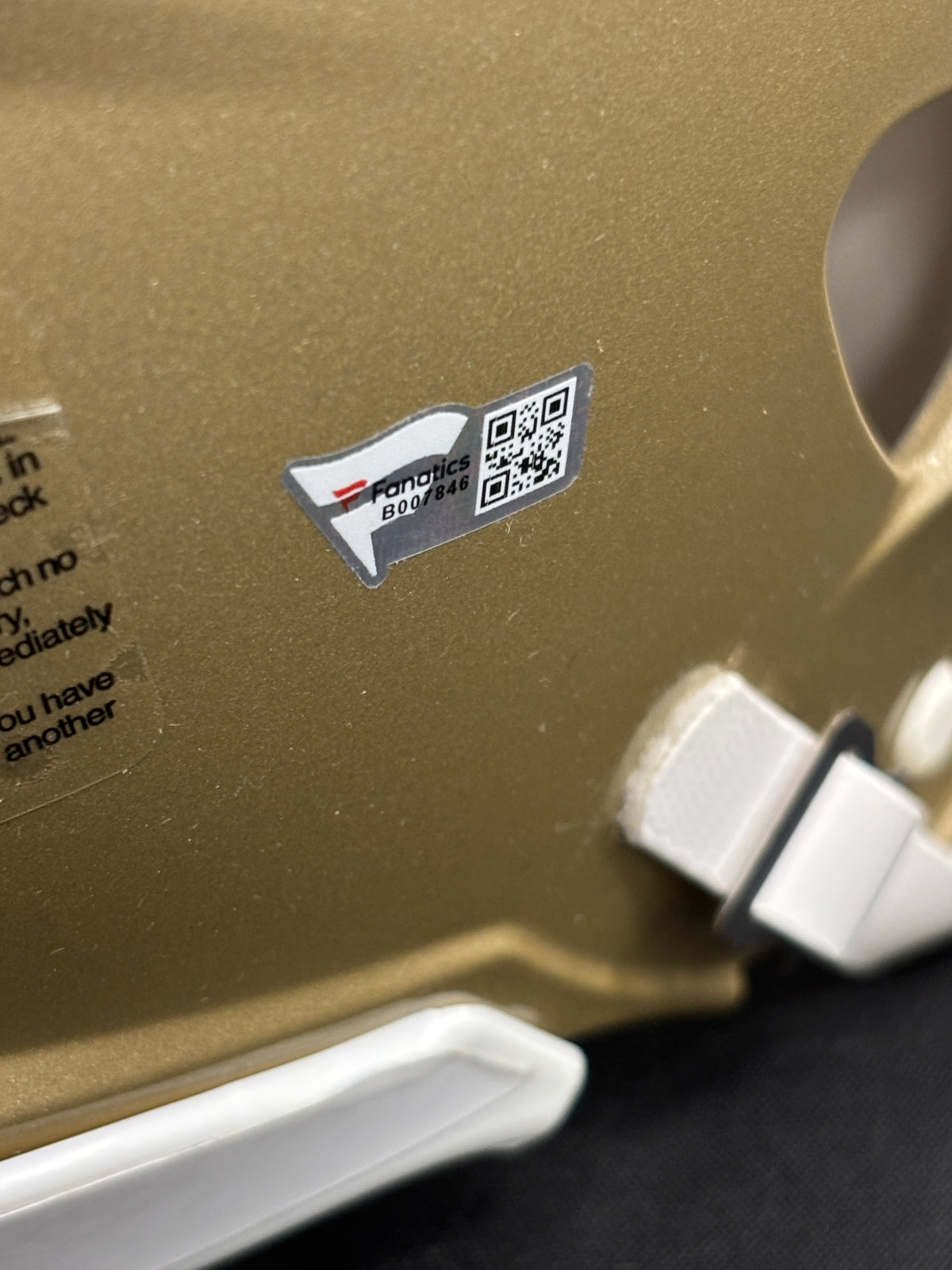 Alvin Kamara Signed Autographed Helmet Authentic Fanatics Cert