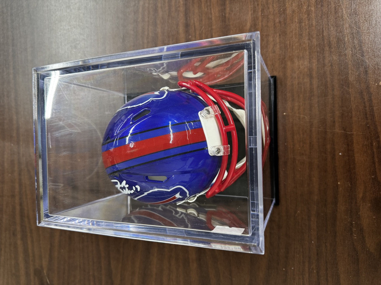 Josh Allen Signed Autographed Riddell Flash Alternate Mini Helmet BAS