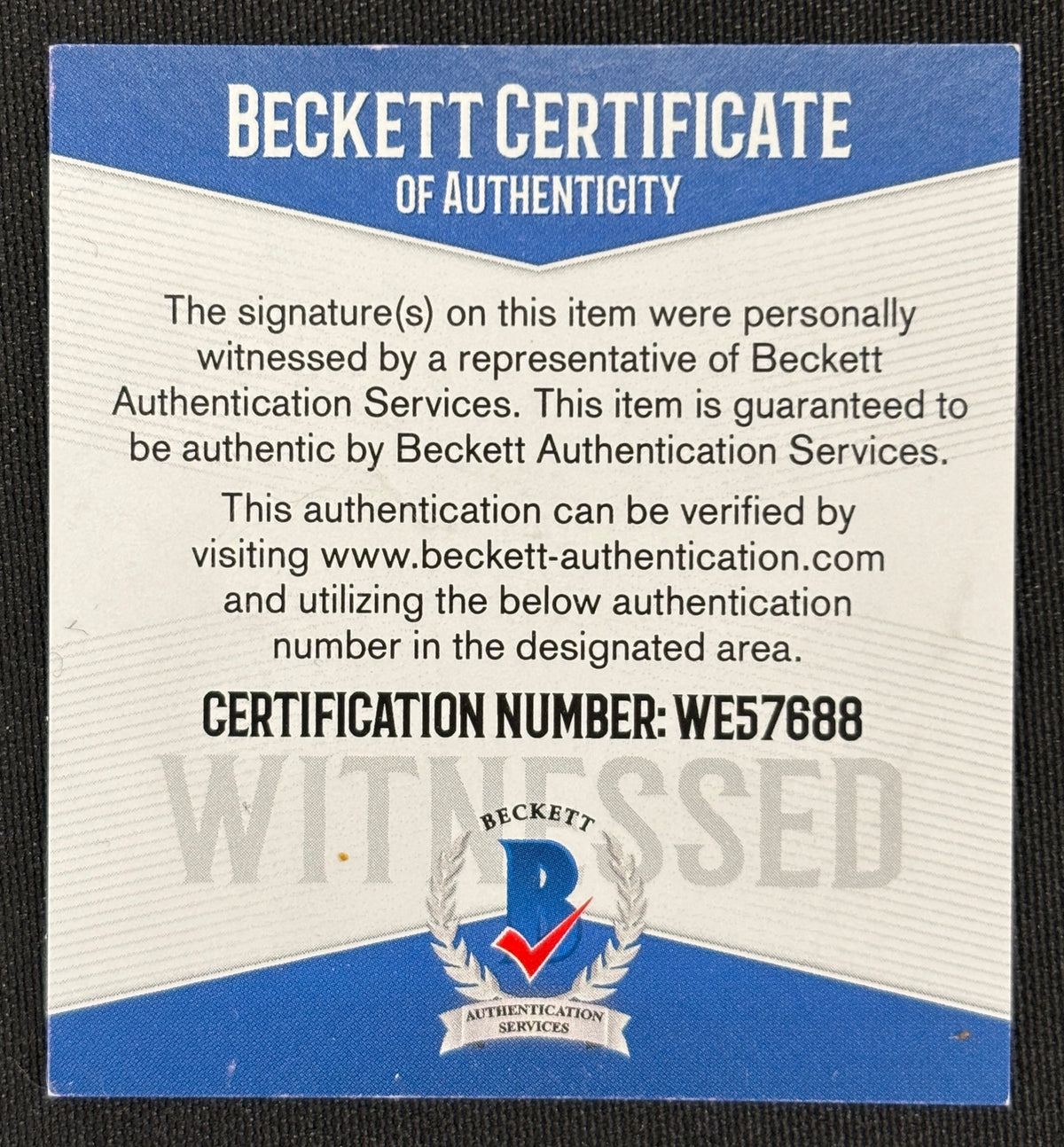 Tony Romo Signed Autographed Helmet Authentic BAS Cert