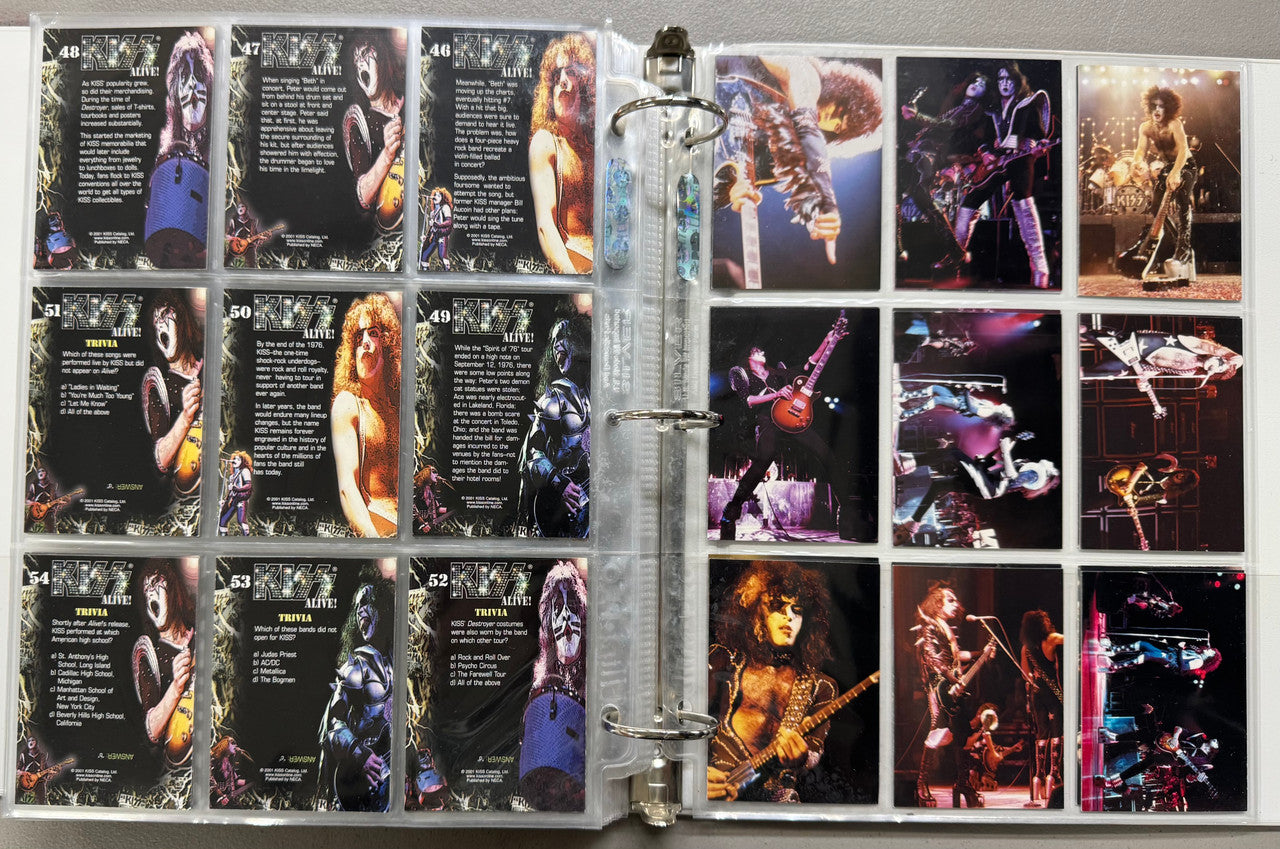 1998-2009 Press Pass KISS Complete Collector Card Sets