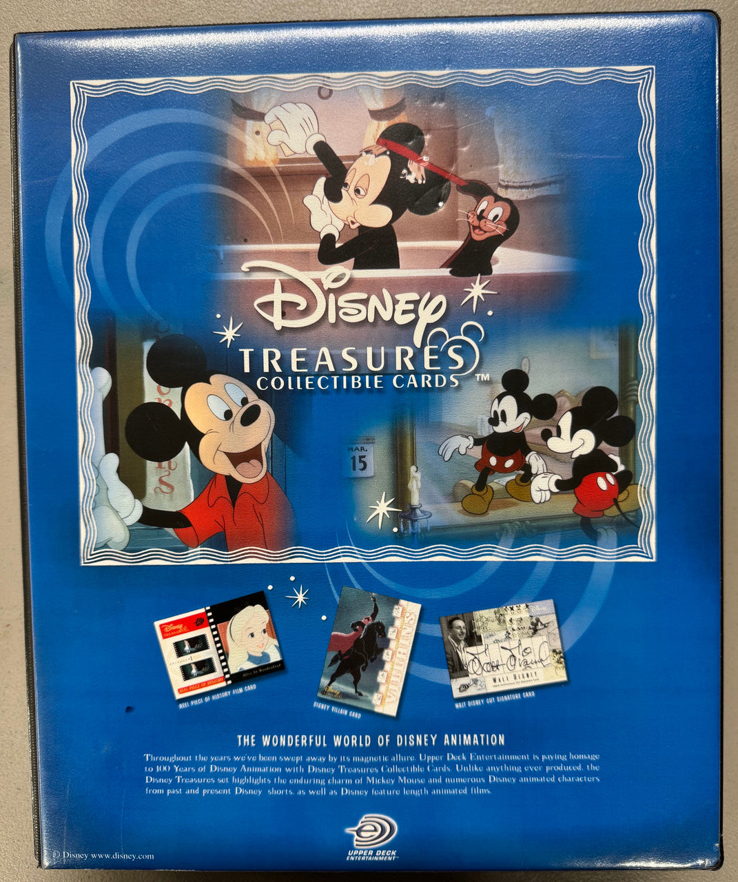 2003-04 Upper Deck Disney Treasures 1-3+Holiday Complete Sets W/ Inserts+Binder