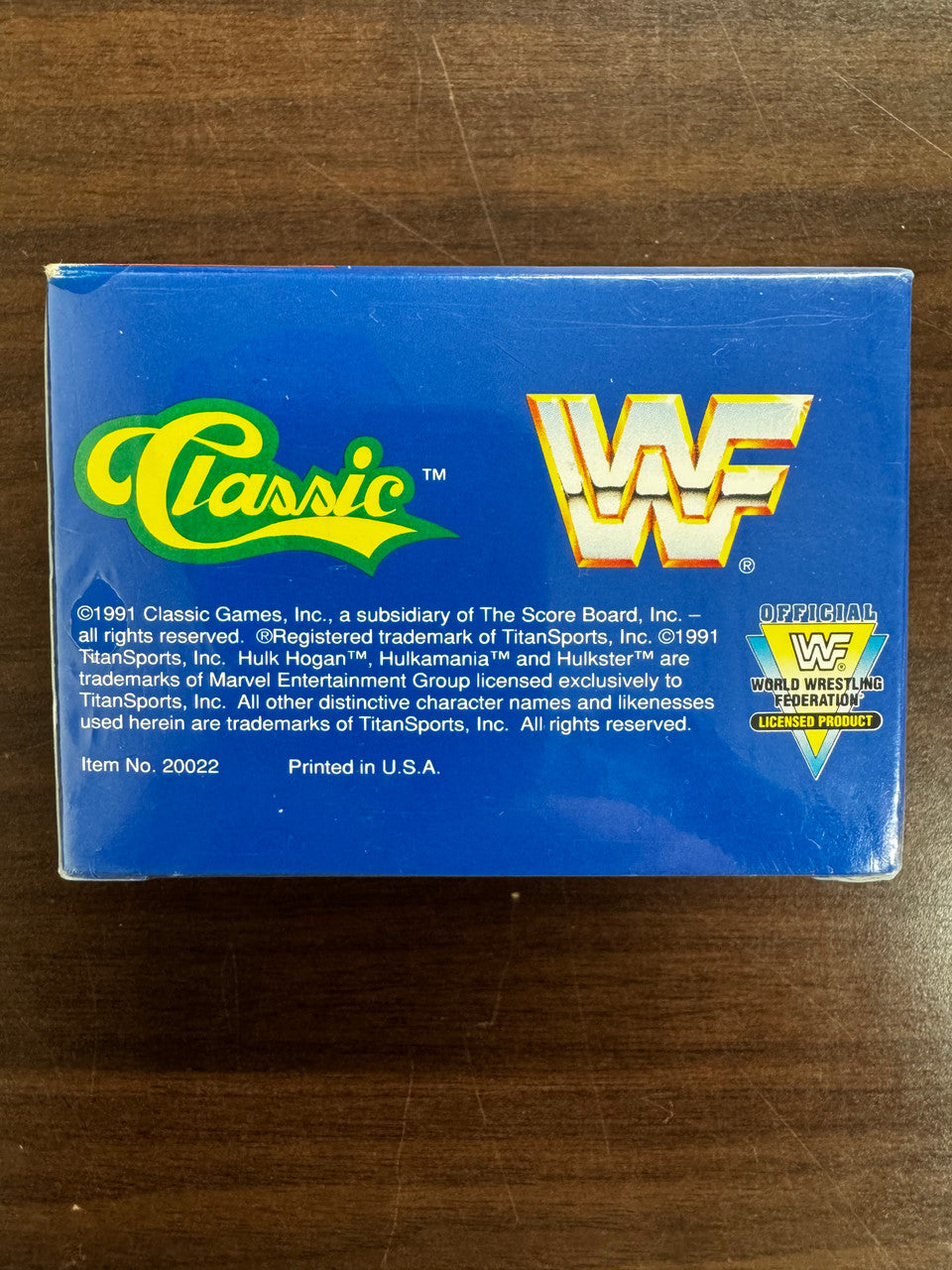 1991 Classic WWF Complete Factory Set Sealed Undertaker RC