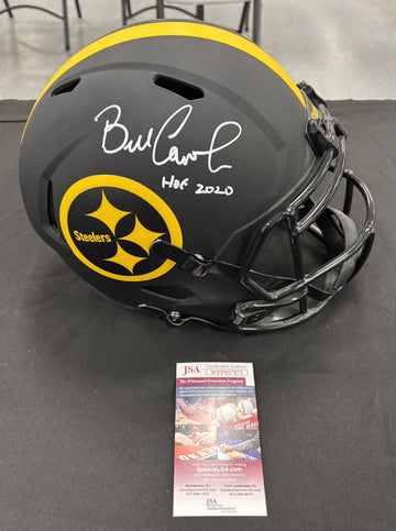 Bill Cowher Signed Autographed Helmet Replica Eclipse JSA Cert