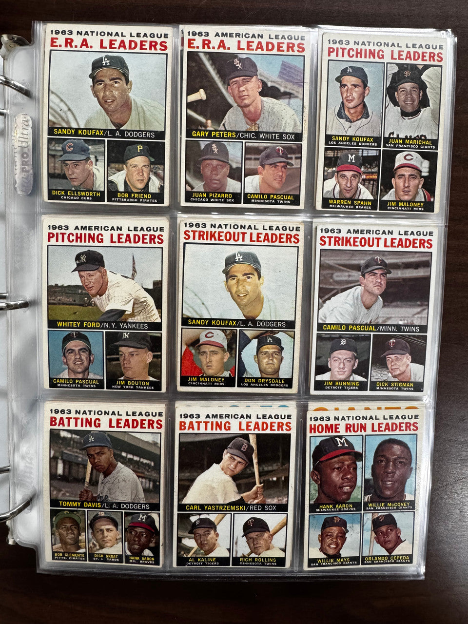 1964 Topps Baseball Near Complete Set 444/587 Overall VG-EX