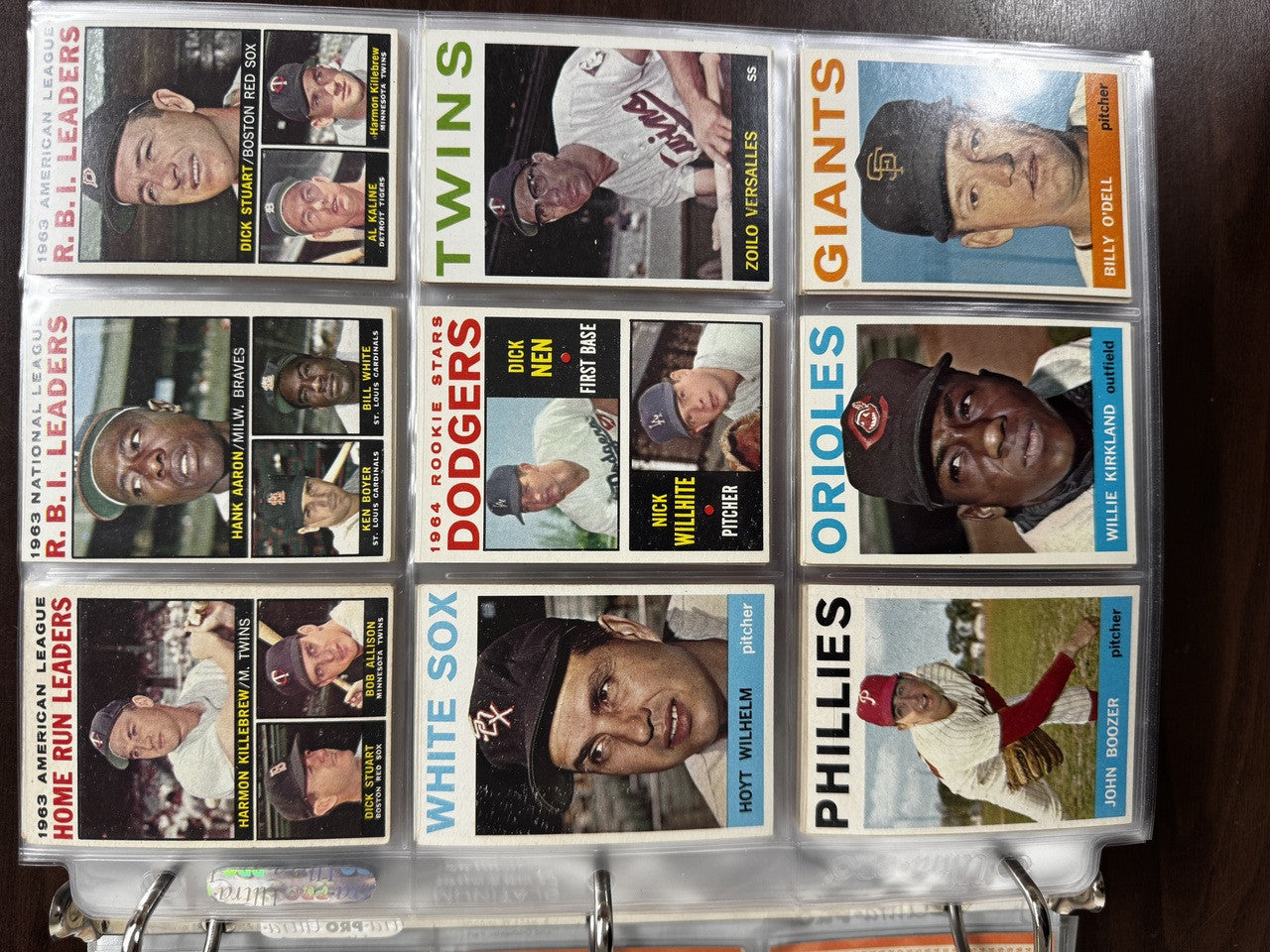 1964 Topps Baseball Near Complete Set 444/587 Overall VG-EX