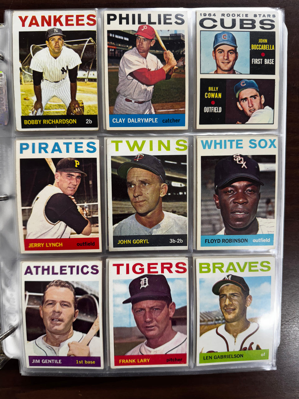 1964 Topps Baseball Near Complete Set 444/587 Overall VG-EX