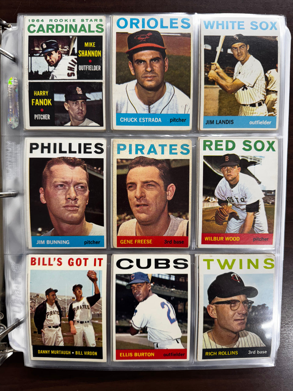 1964 Topps Baseball Near Complete Set 444/587 Overall VG-EX