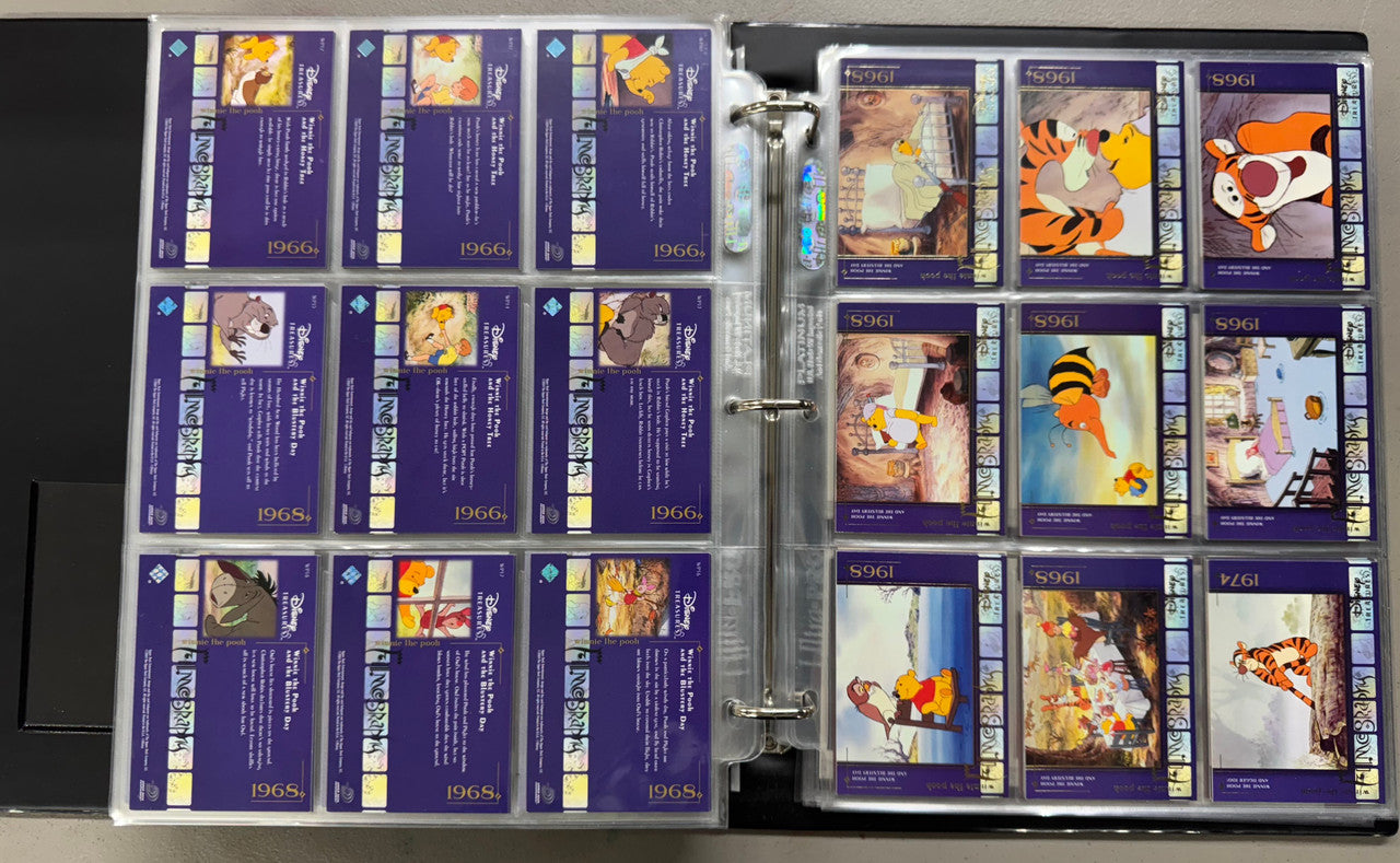 2003-04 Upper Deck Disney Treasures 1-3+Holiday Complete Sets W/ Inserts+Binder