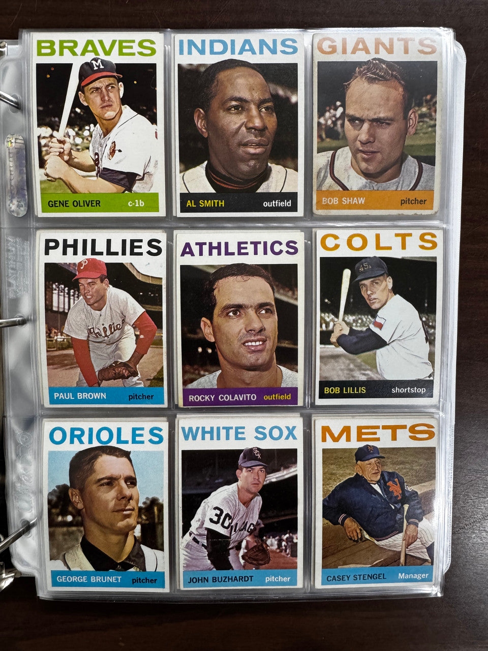 1964 Topps Baseball Near Complete Set 444/587 Overall VG-EX