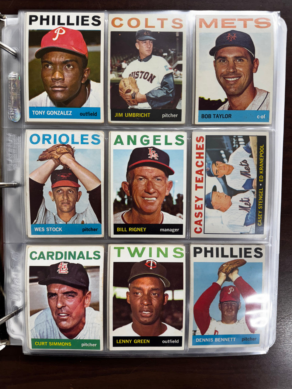 1964 Topps Baseball Near Complete Set 444/587 Overall VG-EX
