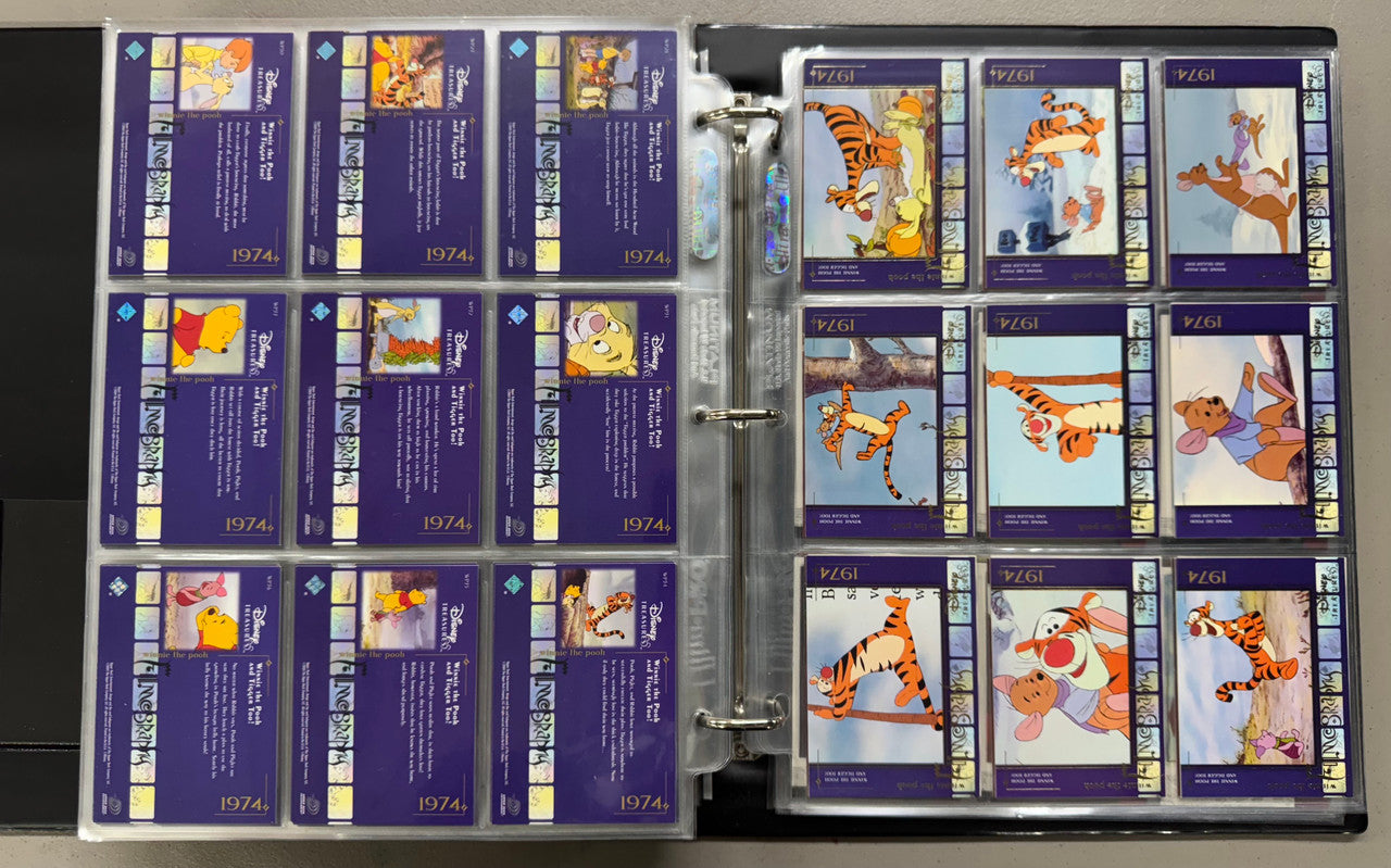 2003-04 Upper Deck Disney Treasures 1-3+Holiday Complete Sets W/ Inserts+Binder