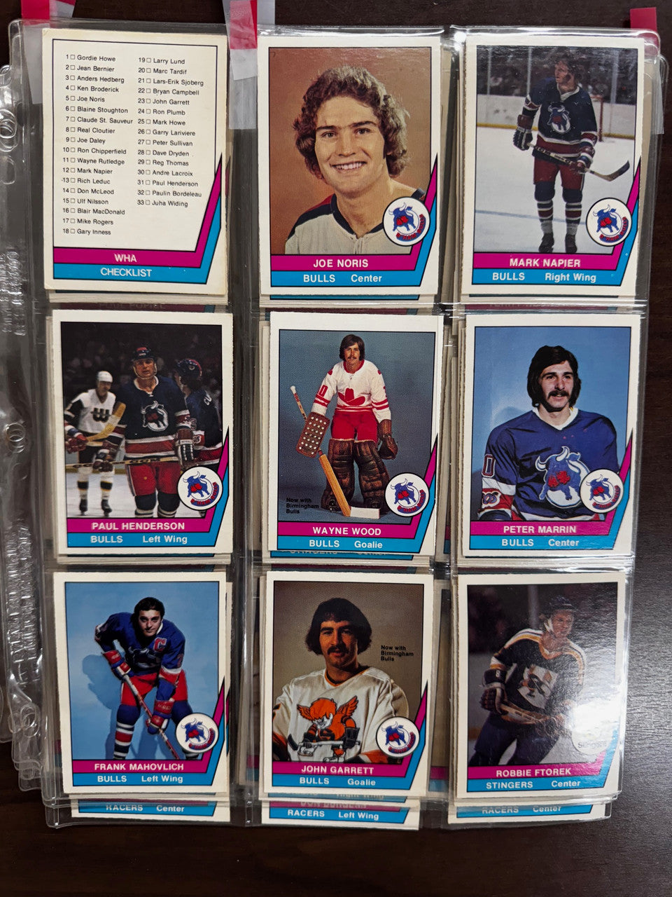 1977-78 O-Pee-Chee WHA Hockey Complete Set (66) EX/MT-NM