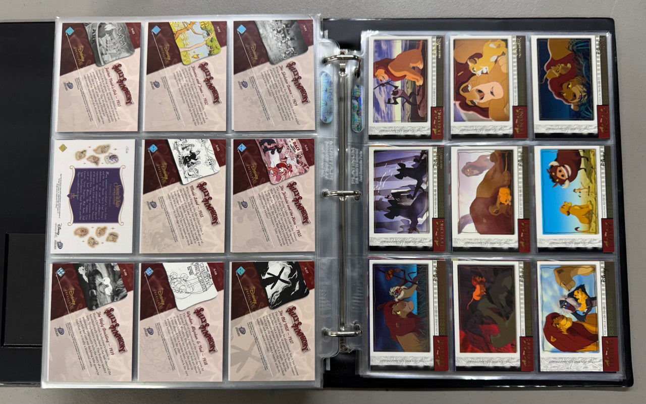 2003-04 Upper Deck Disney Treasures 1-3+Holiday Complete Sets W/ Inserts+Binder