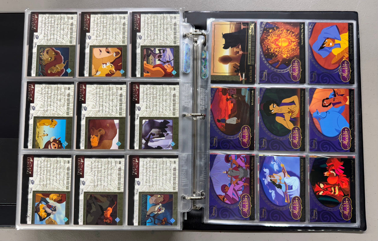 2003-04 Upper Deck Disney Treasures 1-3+Holiday Complete Sets W/ Inserts+Binder