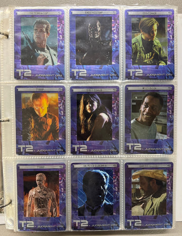 1991-2003 Topps/Impel/Artbox Terminator 2-3 Complete Card Sets