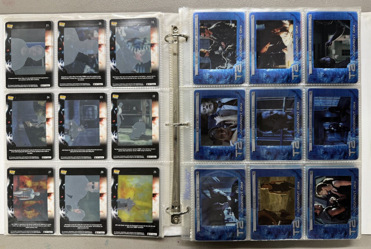 1991-2003 Topps/Impel/Artbox Terminator 2-3 Complete Card Sets