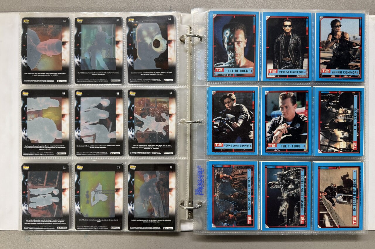 1991-2003 Topps/Impel/Artbox Terminator 2-3 Complete Card Sets