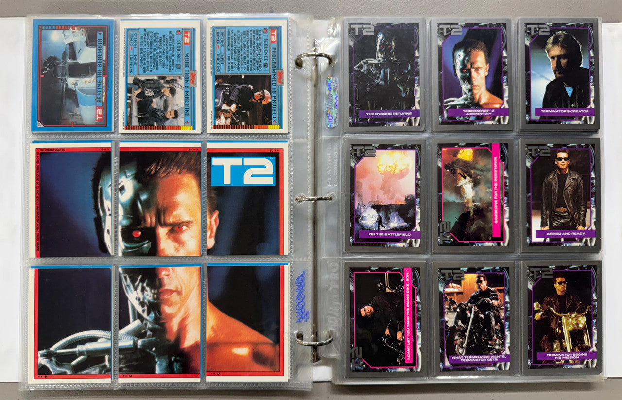 1991-2003 Topps/Impel/Artbox Terminator 2-3 Complete Card Sets