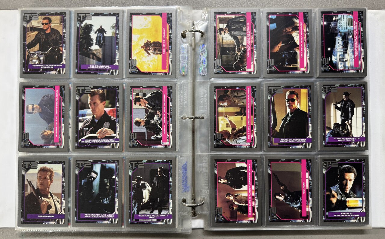 1991-2003 Topps/Impel/Artbox Terminator 2-3 Complete Card Sets