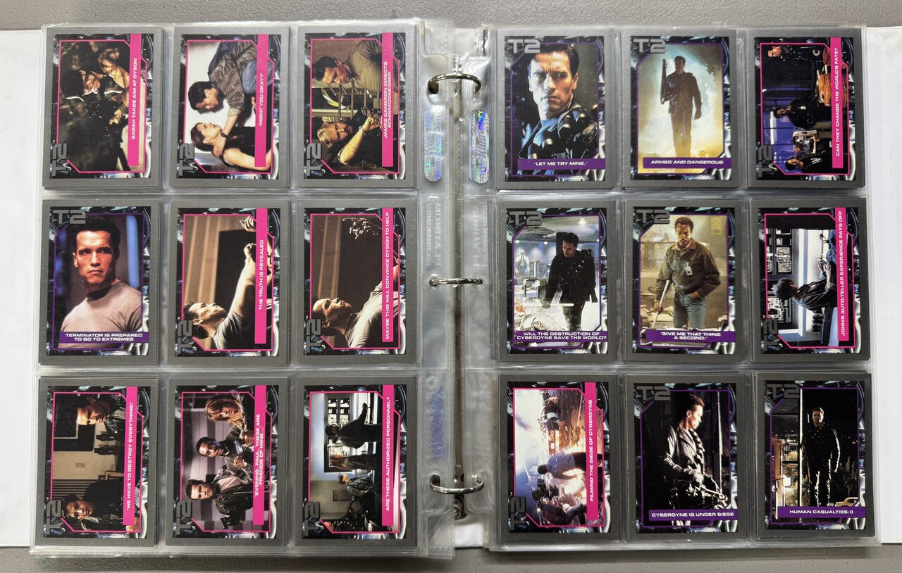 1991-2003 Topps/Impel/Artbox Terminator 2-3 Complete Card Sets