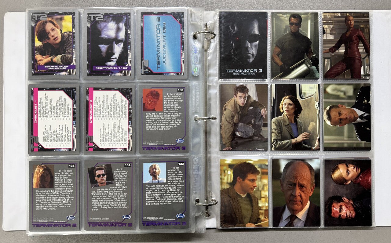 1991-2003 Topps/Impel/Artbox Terminator 2-3 Complete Card Sets