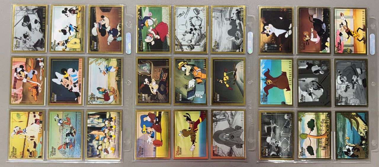 1995 SkyBox Disney Premium Complete Card Set W/ Foils