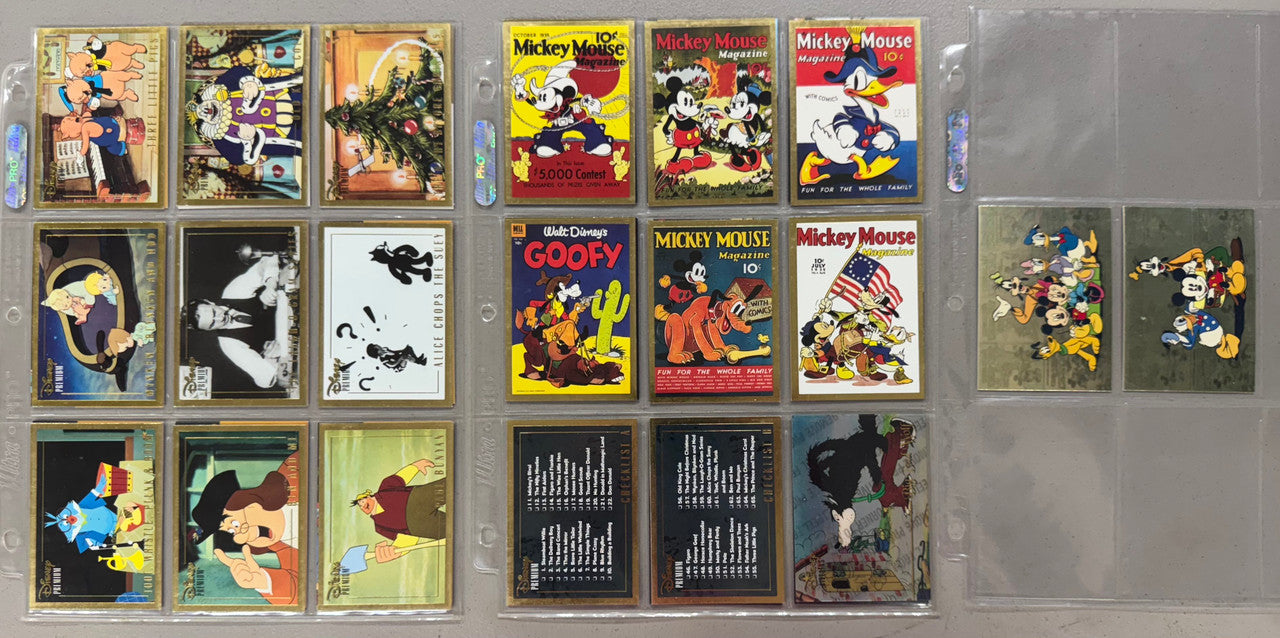 1995 SkyBox Disney Premium Complete Card Set W/ Foils