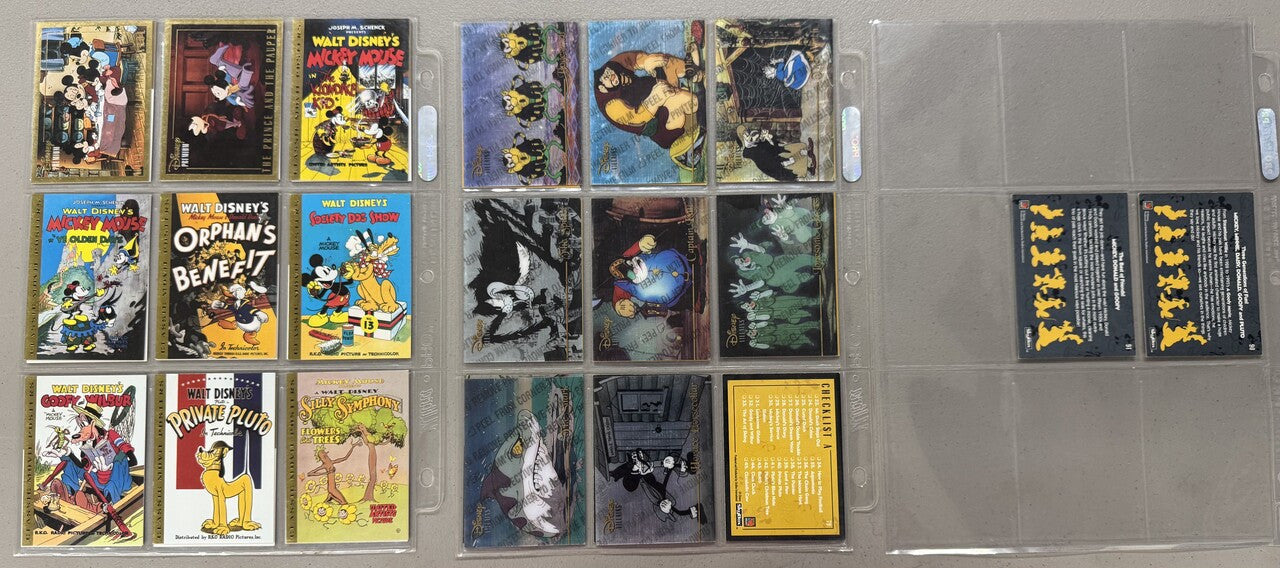 1995 SkyBox Disney Premium Complete Card Set W/ Foils