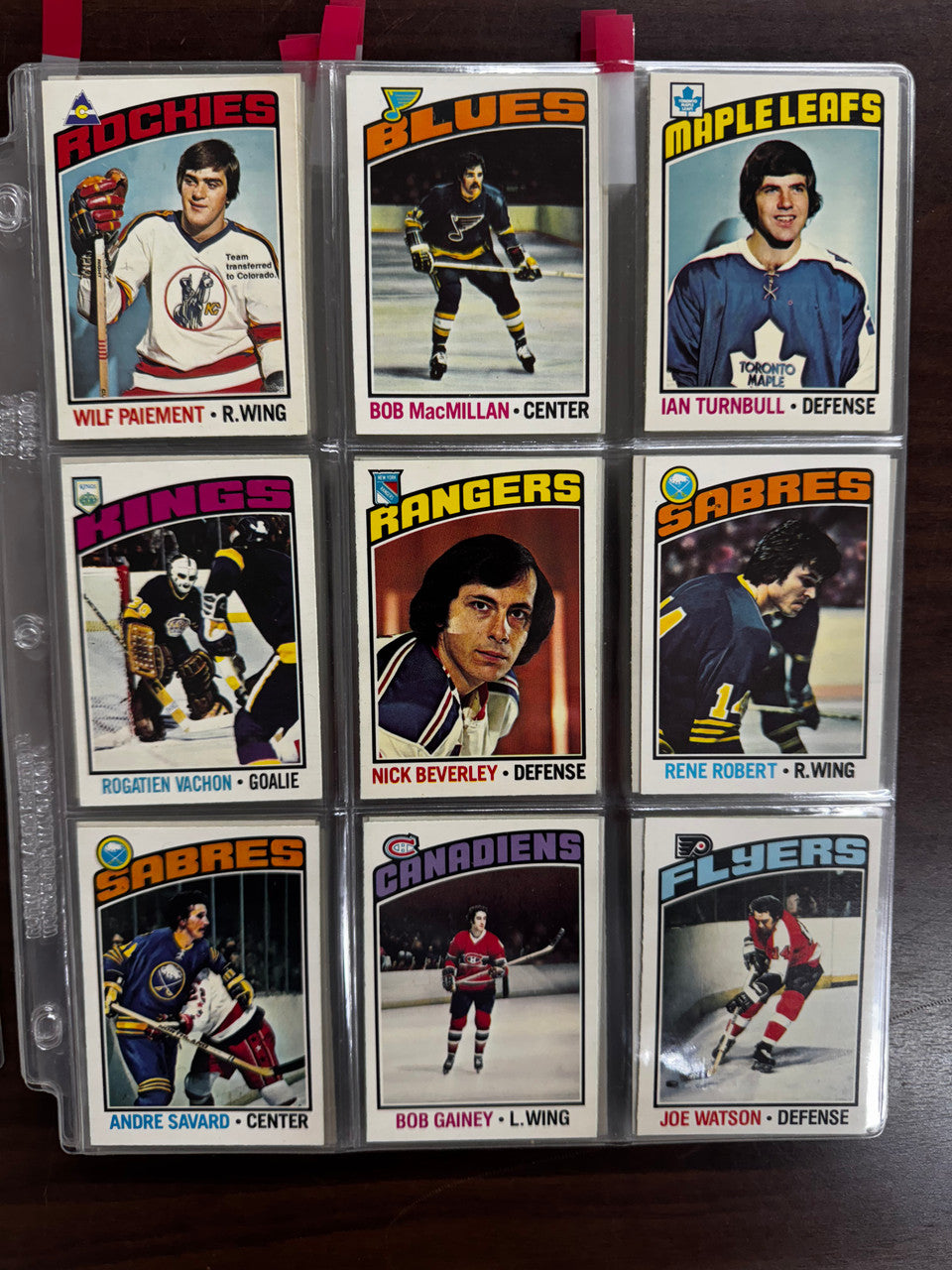 1976-77 O-Pee-Chee Hockey Partial Complete Set 266/396 NM-MT Trottier RC