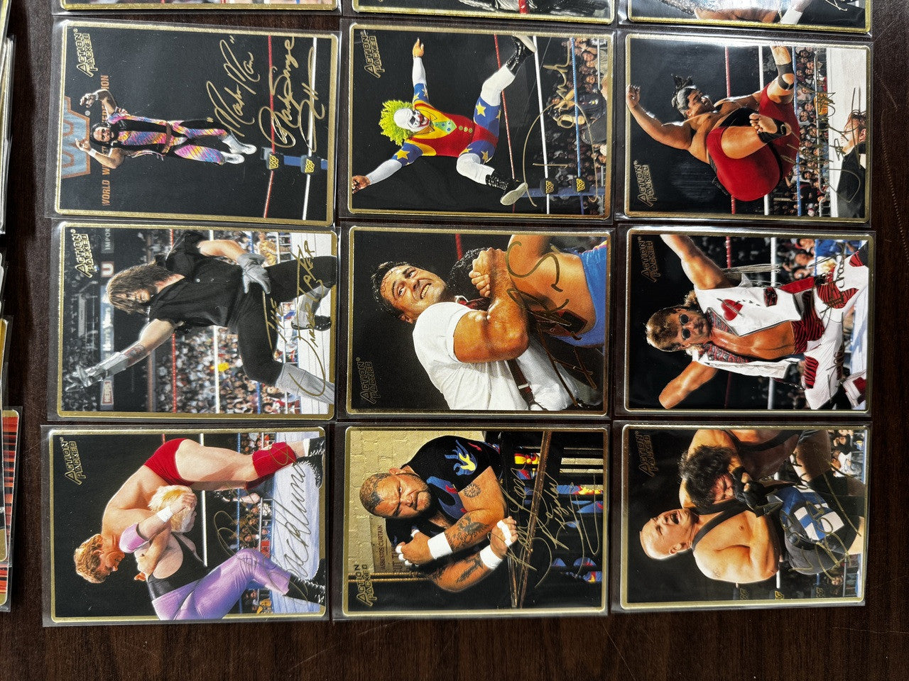 1994 Action Packed WWF Near Complete Set 40/42 w/ Empty Box + Wrappers