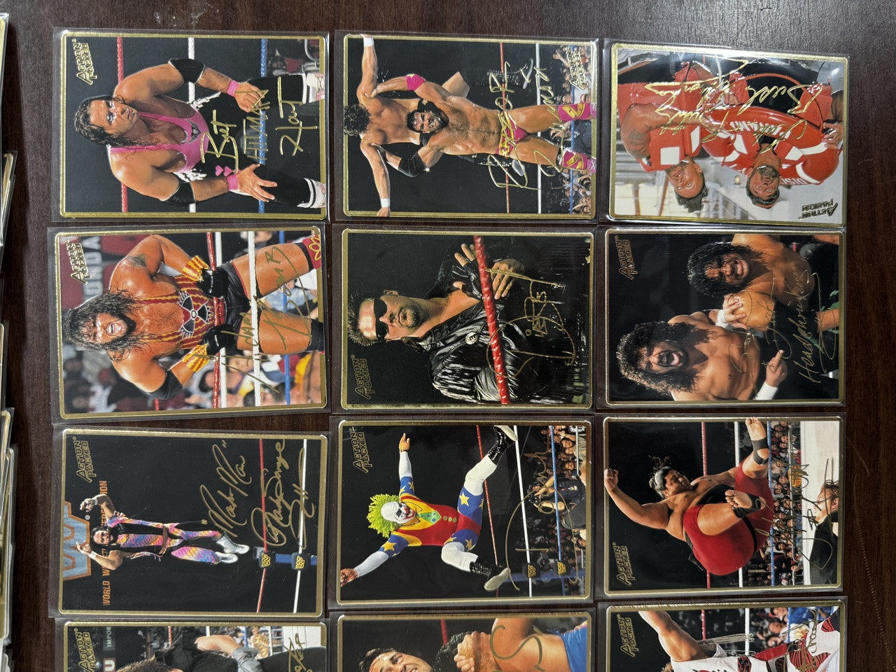 1994 Action Packed WWF Near Complete Set 40/42 w/ Empty Box + Wrappers