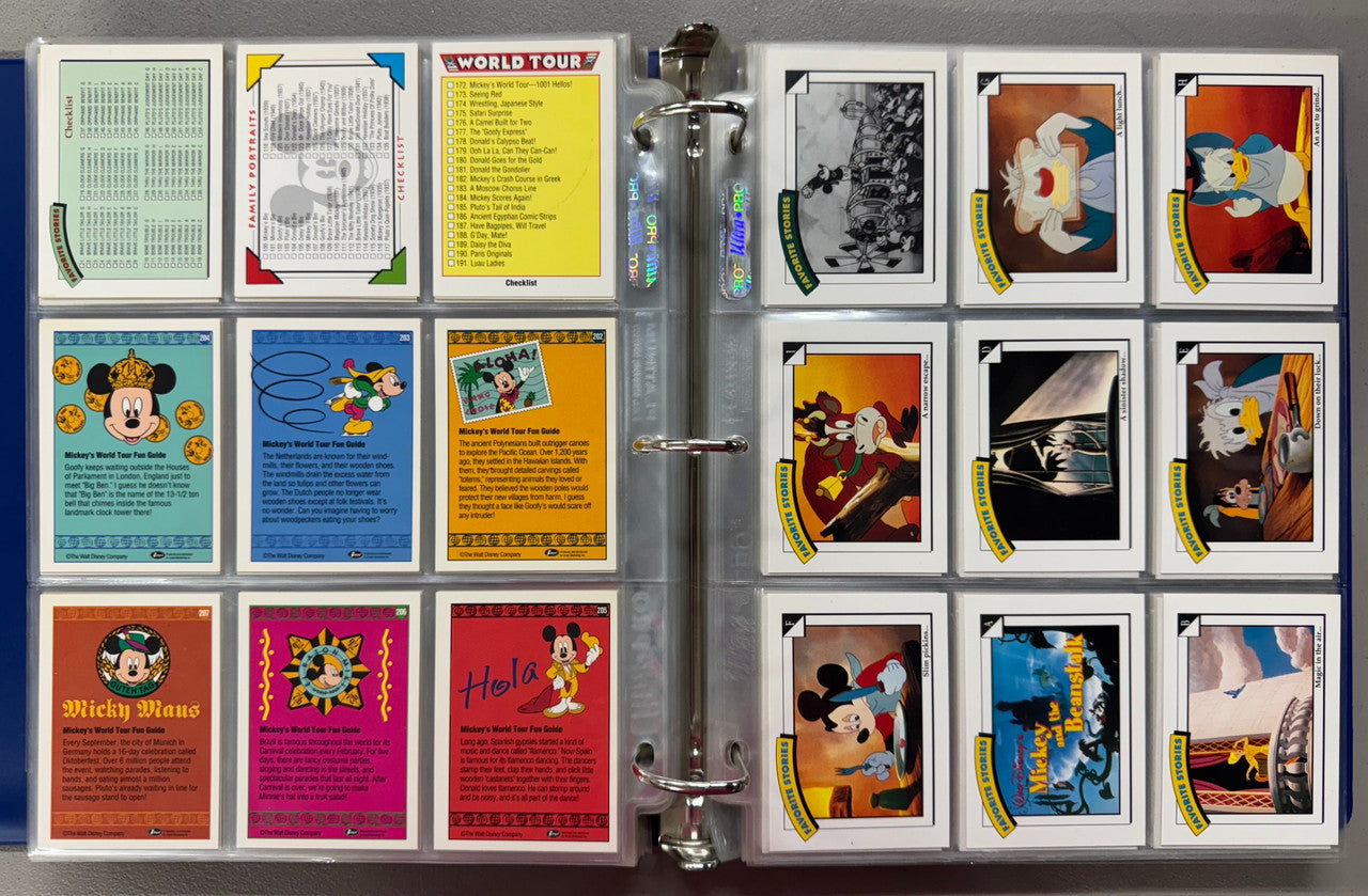 1991-92 Impel/SkyBox Disney Series 1-2 Complete Sets W/ Foils
