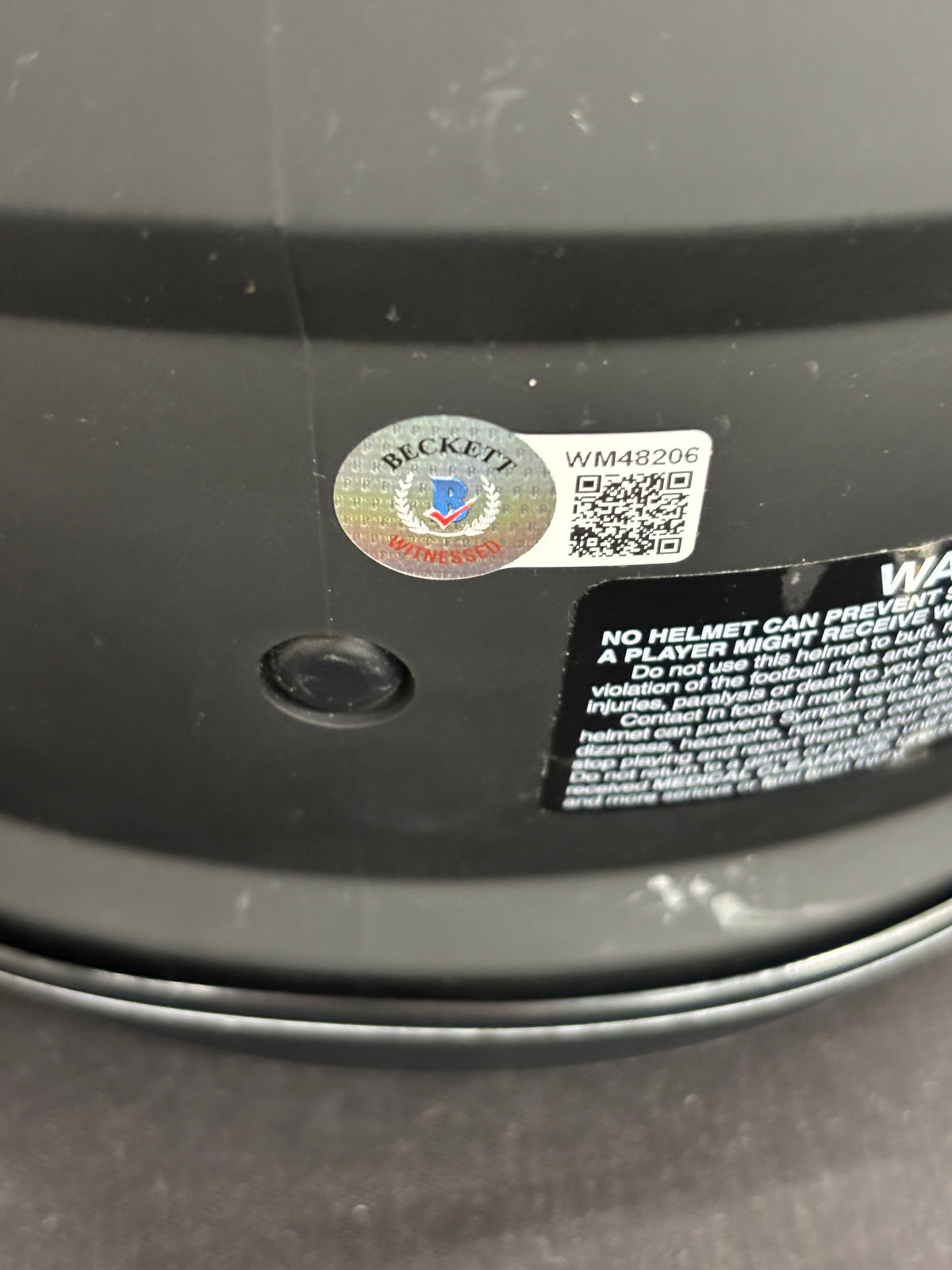 Nick Bolton Signed Autographed Helmet Authentic Eclipse BAS Cert