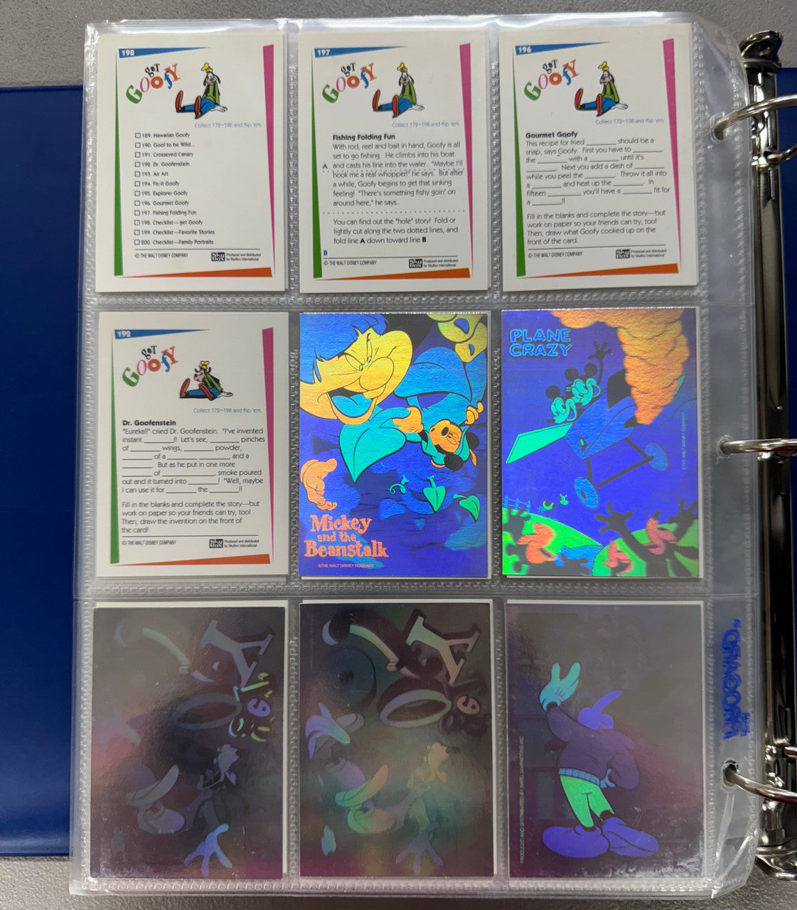 1991-92 Impel/SkyBox Disney Series 1-2 Complete Sets W/ Foils