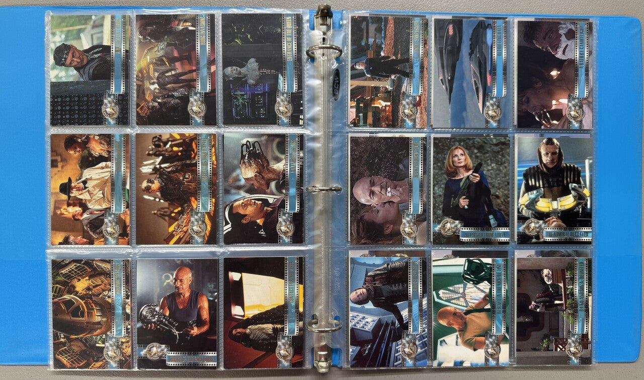 2000 SkyBox Star Trek Cinema 2000 Complete Card Set W/ Inserts