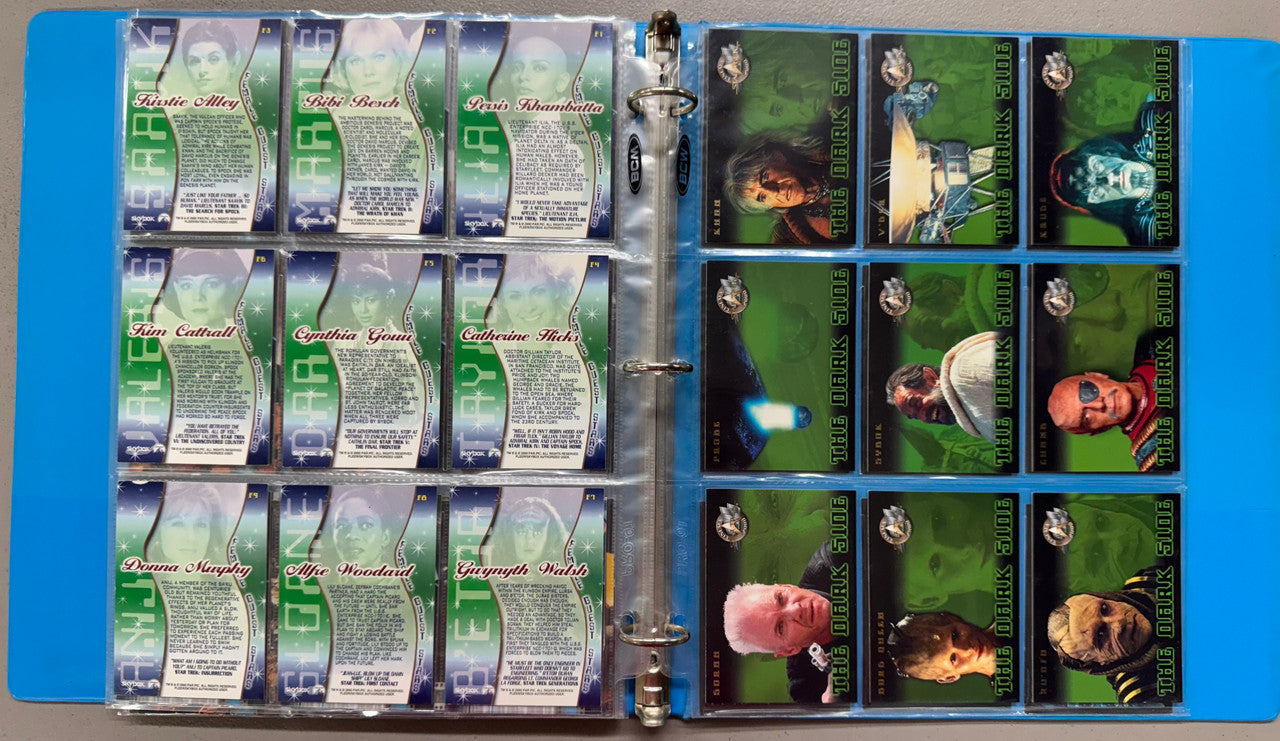 2000 SkyBox Star Trek Cinema 2000 Complete Card Set W/ Inserts